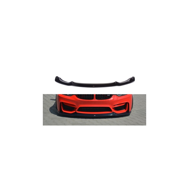 Добавка за предна броня/лип спойлер  V.1 BMW M3 F80 - Maxton Design