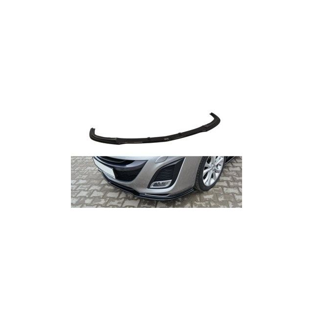 Добавка за предна броня/лип спойлерMazda 3 Mk2 Sport (PREFACE) - Maxton Design