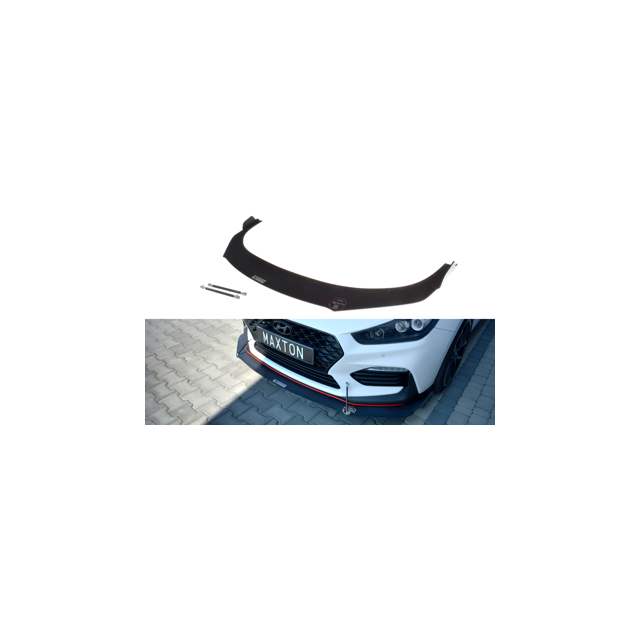Добавка за предна броня/лип спойлер Hyundai i30 mk3 n - Maxton Design
