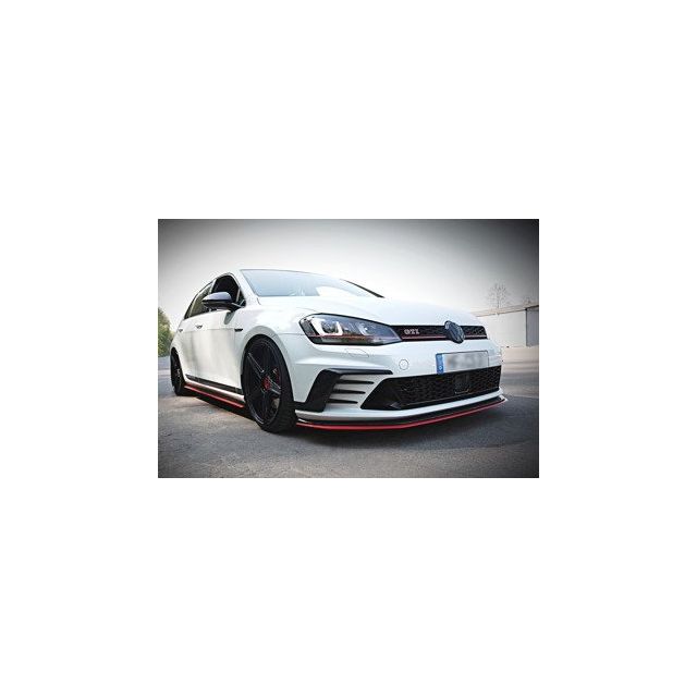 Добавка за предна броня/лип спойлер  VW Golf Mk7 GTI Clubsport - Maxton Design