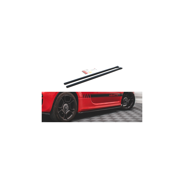 Добавки за прагове fiat 500 abarth mk1 фейслифт - Maxton Design