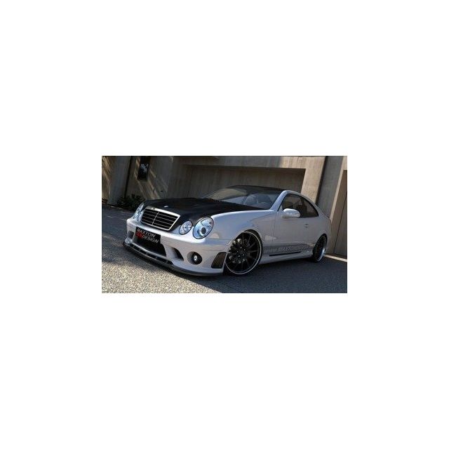 Добавка за предна броня/лип спойлер  Mercedes Clk W208 (за ME-CLK-208-AMG204-F1 броня) - Maxton Design