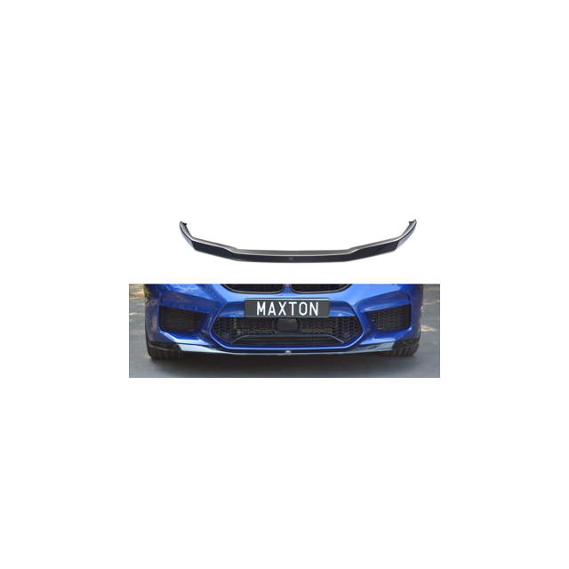 Добавка за предна броня/лип спойлер  V.1 BMW M5 F90 - Maxton Design