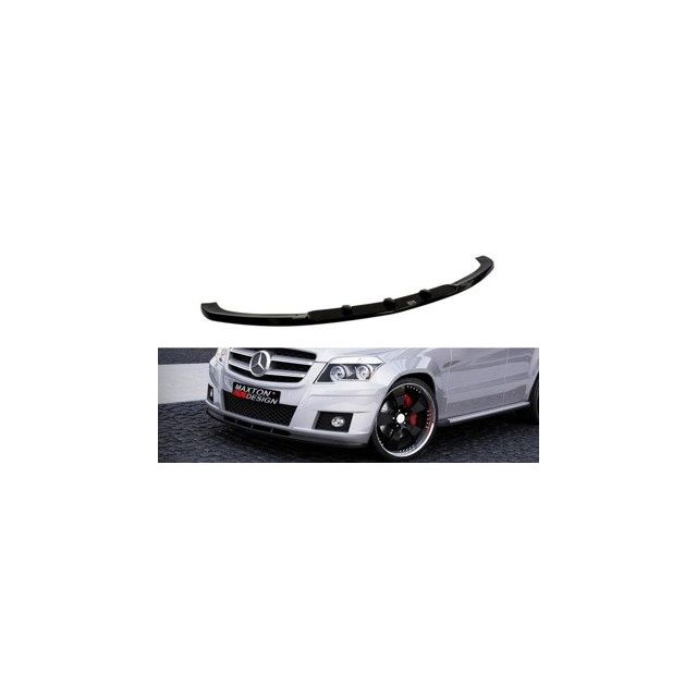 Добавка за предна броня/лип спойлер  Mercedes GLK W204 (за стандартна броня) - Maxton Design