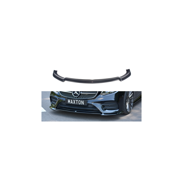 Добавка за предна броня/лип спойлер  V.2 Mercedes-Benz E-Class W213 Coupe (C238) AMG-Line - Maxton Design