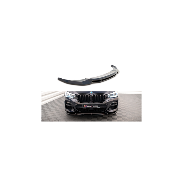 Добавка за предна броня/лип спойлер  V.1 за BMW X3 M40D / M40I / M-PACK G01 - Maxton Design