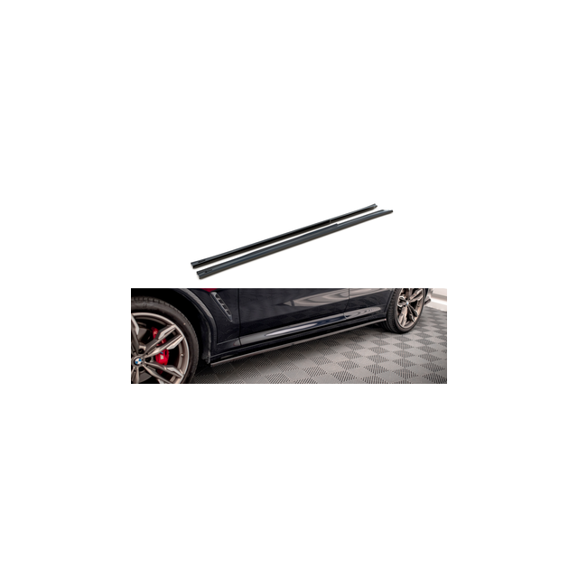 Добавки за прагове V. За BMW X3 M40D / M40I / M-PACK G01 - Maxton Design