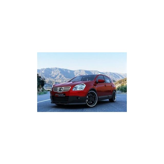 Добавка за предна броня/лип спойлер  Nissan Qashqai (PREFACE) - Maxton Design