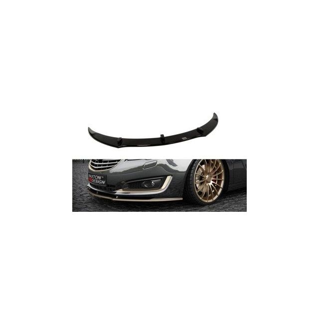 Добавка за предна броня/лип спойлер Opel insignia mk1 модел на фейслифт - Maxton Design
