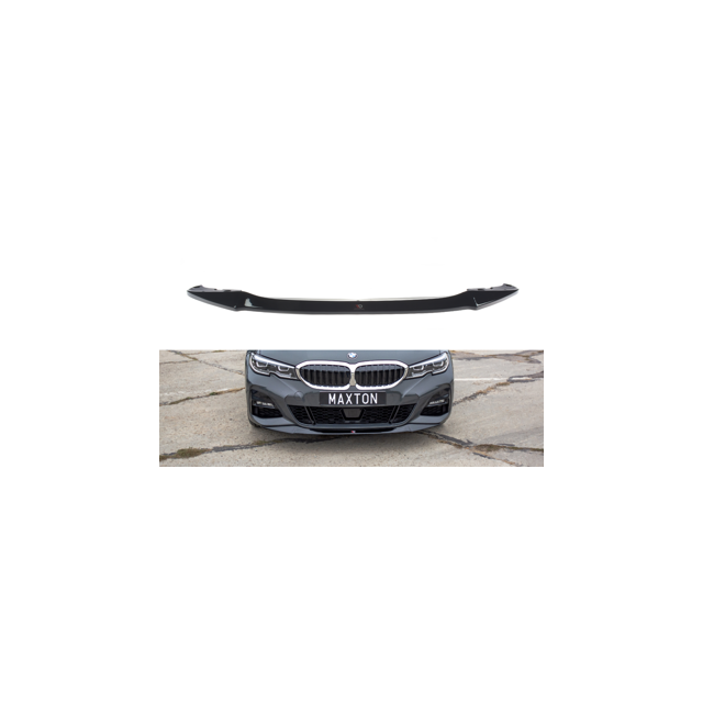 Добавка за предна броня/лип спойлер  V.1 за BMW 3 G20 M-Pack - Maxton Design