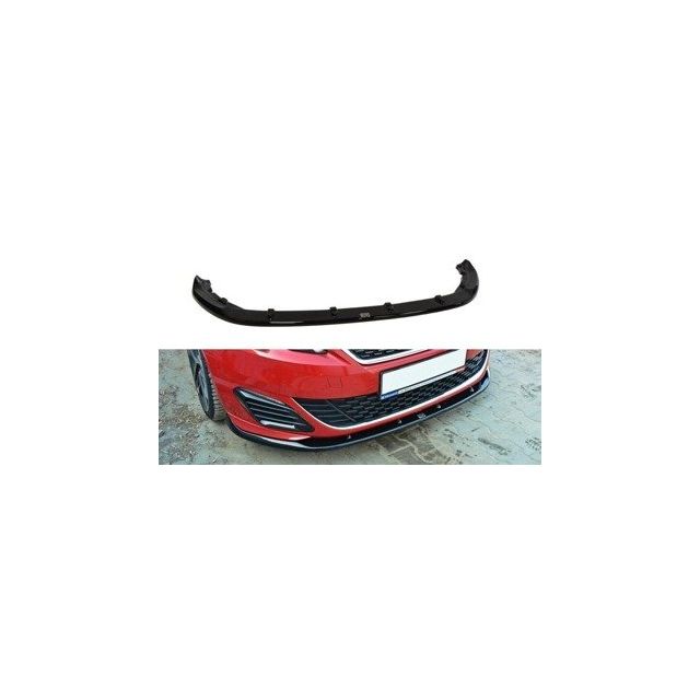 Добавка за предна броня/лип спойлер  V.2 Peugeot 308 II GTI - Maxton Design
