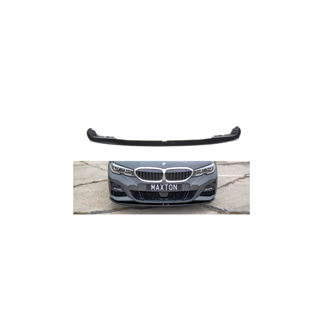 Добавка за предна броня/лип спойлер  V.3 за BMW 3 G20 M-Pack - Maxton Design