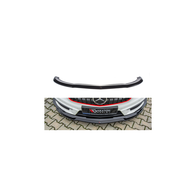 Добавка за предна броня/лип спойлер Mercedes A45 AMG W176 - Maxton Design