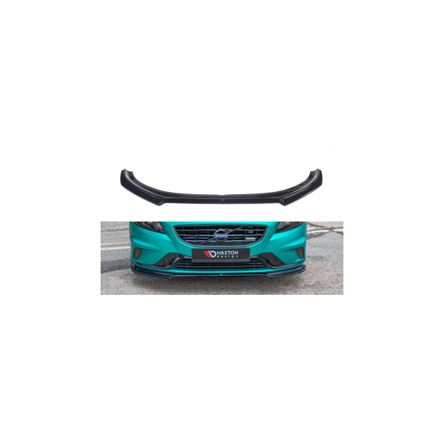 Добавка за предна броня/лип спойлер  Volvo V40 R-Design - Maxton Design