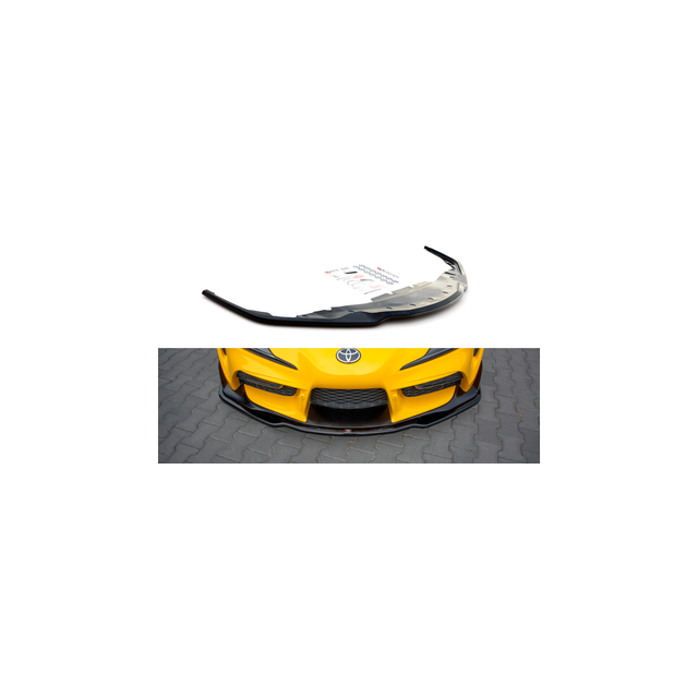 Добавка за предна броня/лип спойлер  V.2 Toyota supra mk5 - Maxton Design