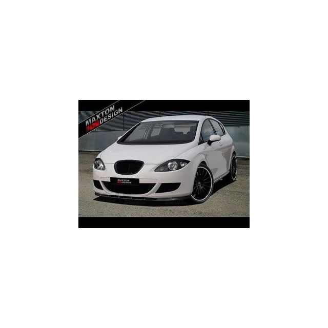  Добавка за предна броня/лип спойлер Seat Leon Mk2 (PREFACE) - Maxton Design