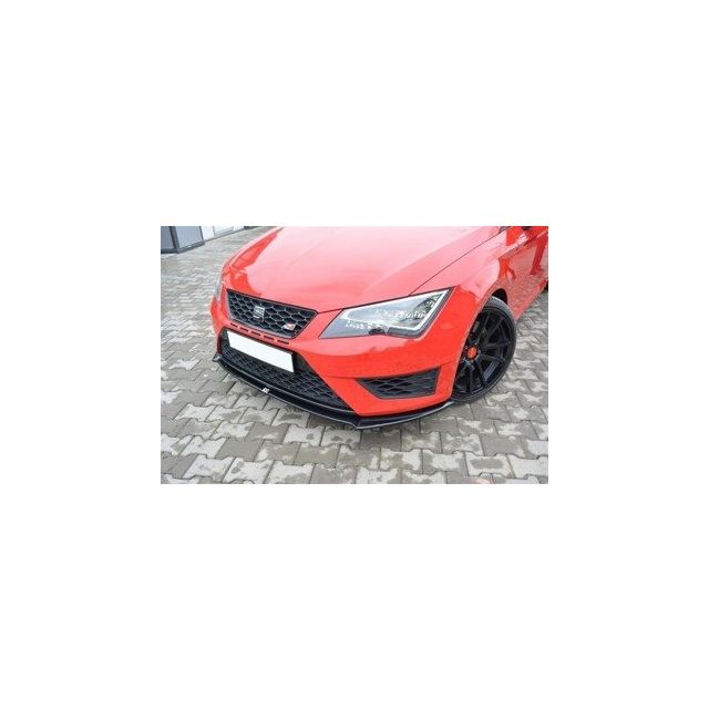  Добавка за предна броня/лип спойлер Seat Leon III Cupra / FR - Maxton Design