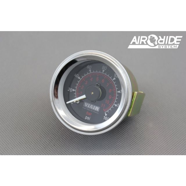 Манометър VIAIR 2 – двоен, черен, осветен