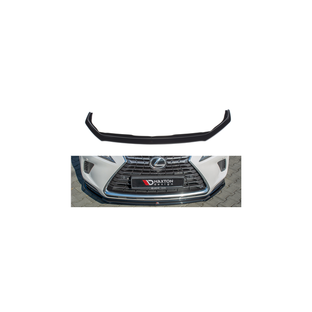 Добавка за предна броня/лип спойлер  LEXUS NX Facelift - Maxton Design