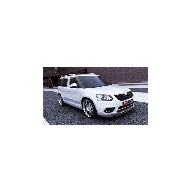 Добавка за предна броня/лип спойлер skoda yeti city facelift модел - Maxton Design