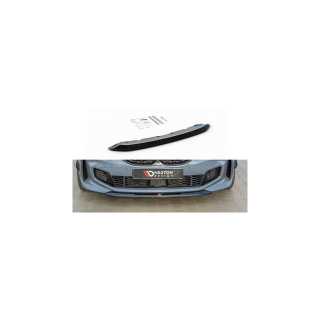 Добавка за предна броня/лип спойлер  V.2 за BMW 1 F40 M-PACK/ M135I - Maxton Design
