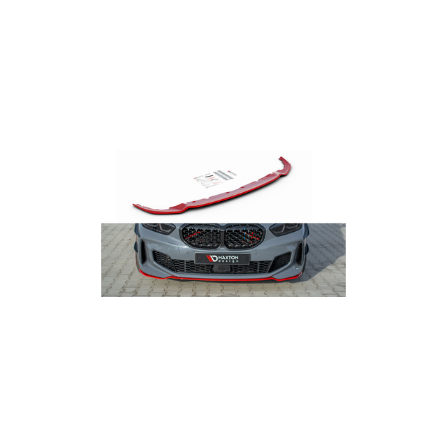 Добавка за предна броня/лип спойлер  V.4 за BMW 1 F40 M-PACK/ M135I - Maxton Design