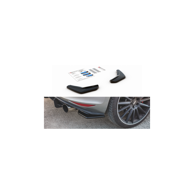 Добавки за задна броня v.2 VW Golf 7 GTI - Maxton Design