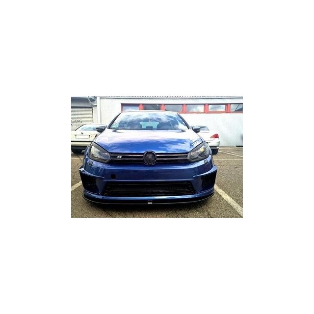 Добавка за предна броня/лип спойлер  VW Golf VI (за броня R400) - Maxton Design