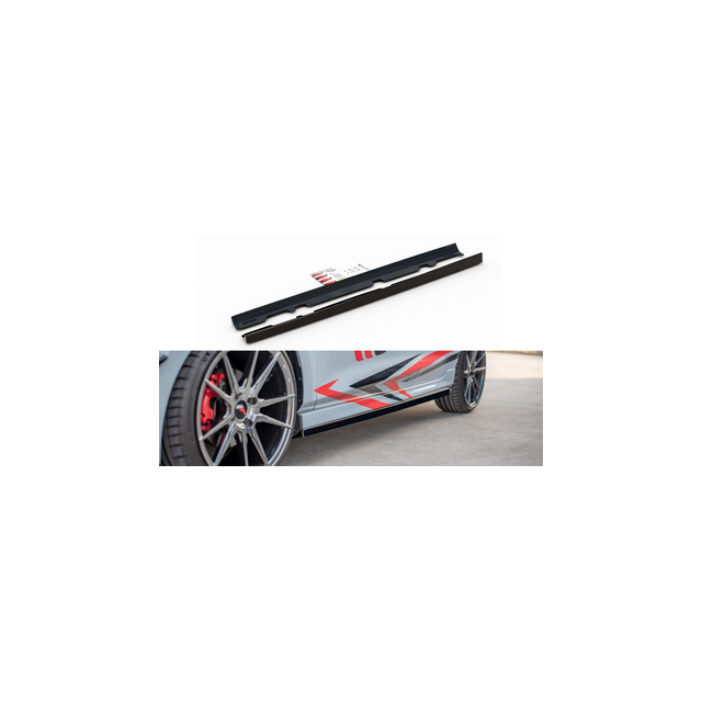 Добавки за прагове V.2 Ford Fiesta Mk8 ST / ST-LINE - Maxton Design