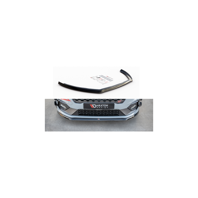 Добавка за предна броня/лип спойлер  V.6 Ford Fiesta Mk8 ST / ST-LINE - Maxton Design