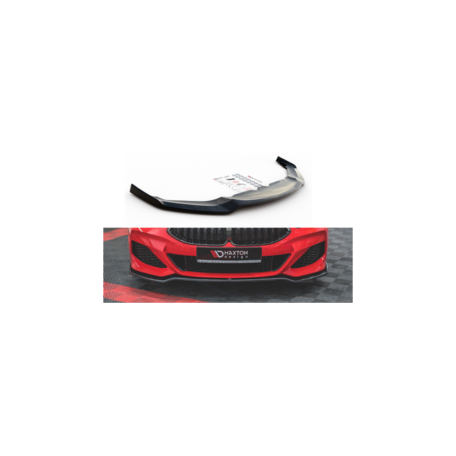 Добавка за предна броня/лип спойлер  V.2 BMW 8 Coupe G15 / 8 Gran Coupe M-Pack G16 - Maxton Design