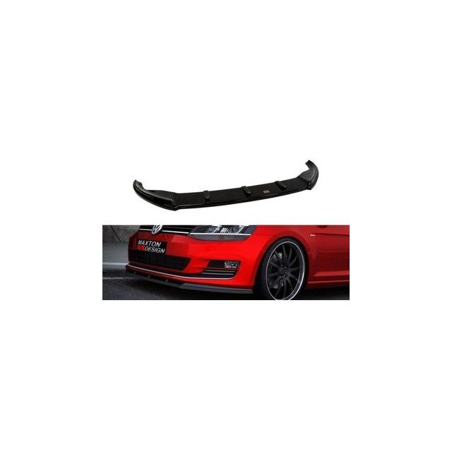 Добавка за предна броня/лип спойлер  VW Golf VII - Maxton Design