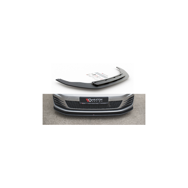 Добавка за предна броня/лип спойлер VW Golf 7 GTI - Maxton Design