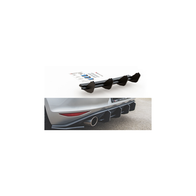 Racing Durablity заден дифузьор V.2 VW Golf 7 GTI - Maxton Design