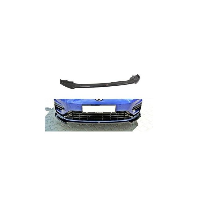 Добавка за предна броня/лип спойлер  V.2 VW Golf 7 R / R-Line Facelift - Maxton Design