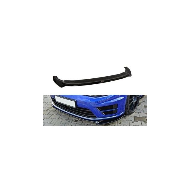 Добавка за предна броня/лип спойлер  V.2 VW Golf 7 R / R-Line - Maxton Design