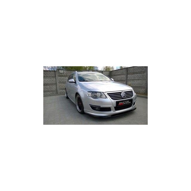 Добавка за предна броня/лип спойлер  VW Passat B6 R-Line - Maxton Design
