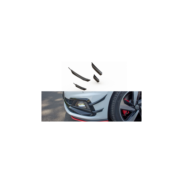 Добавки за предна броня (Добавки) VW Polo Gti Mk 6 - Maxton Design