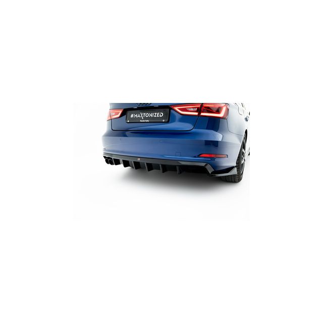 Дифузьор Audi A3 Sedan 8V (Двойни накрайници от двете страни)