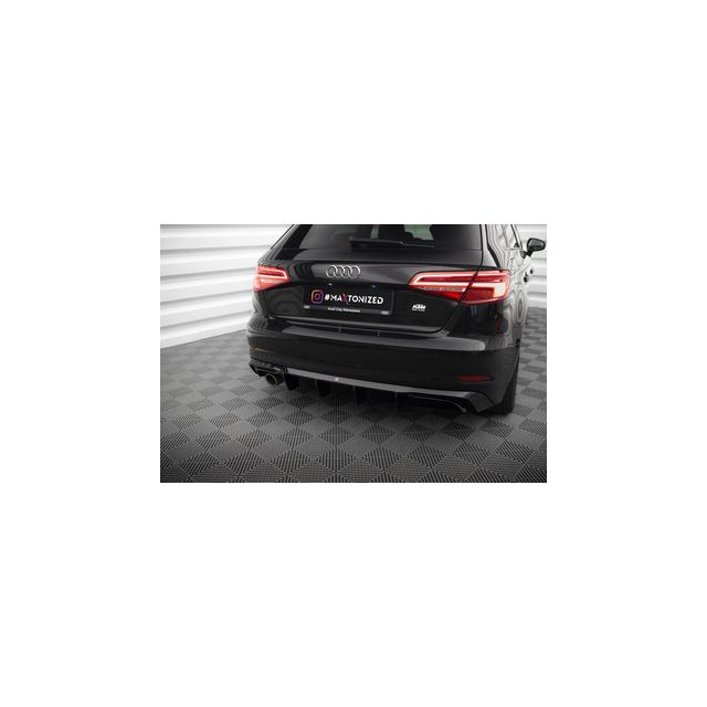 Дифузьор Audi A3 Sportback 8V Facelift (Версия с единичен накрайник)