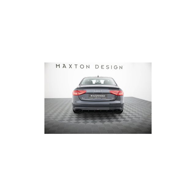 Дифузьор Audi A4 B8 Facelift (Двоен накрайник от едната страна)