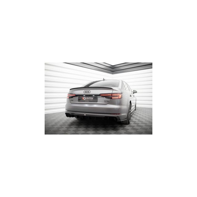Дифузьор Audi A4 S-line B9 (Двойни накрайници от двете страни)
