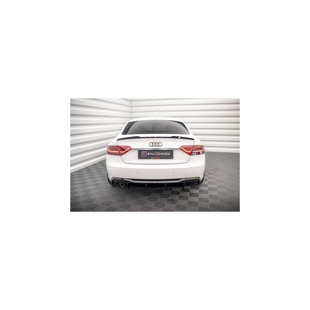 Дифузьор Audi A5 8T Facelift (Двойни накрайници от едната страна)