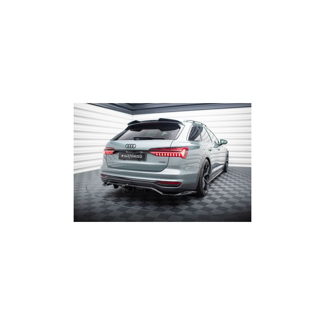 Добавка за задна броня (с вертикални ребра) Audi A6 Allroad C8