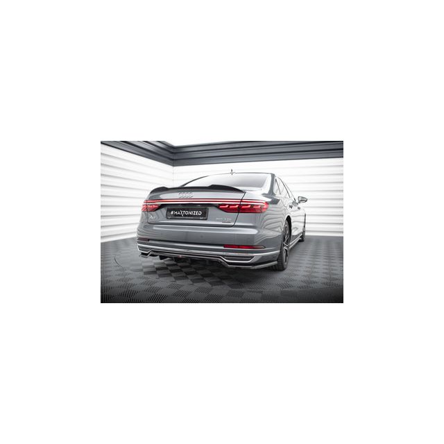 Добавка за задна броня (с вертикални ребра) Audi A8 D5
