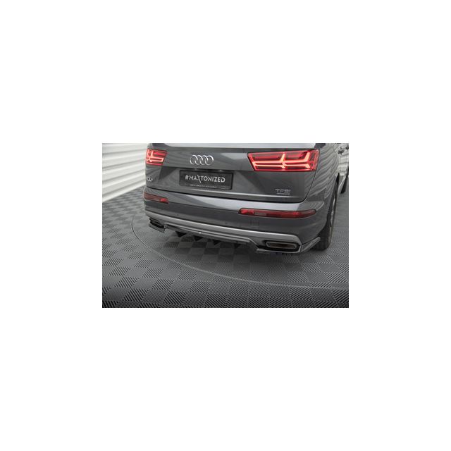 Добавка за задна броня (с вертикални ребра) Audi Q7 Mk2