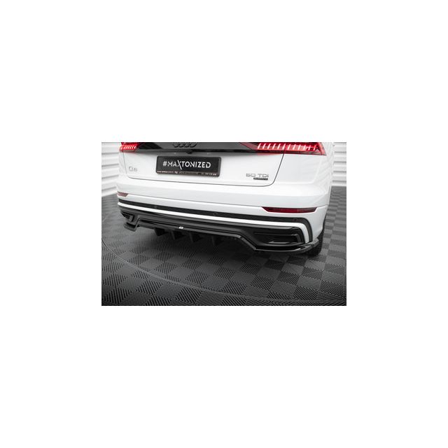 Добавка за задна броня (с вертикални ребра) Audi Q8 S-Line Mk1
