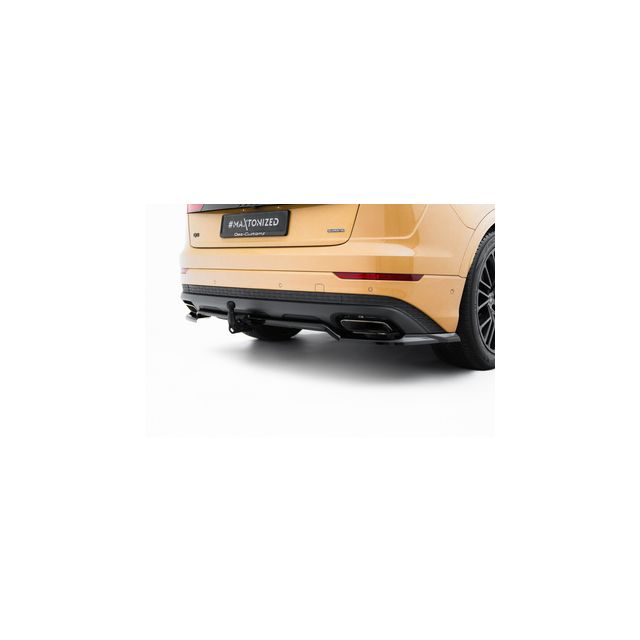 Добавка за задна броня (с вертикални ребра) Audi Q8 Mk1 Facelift