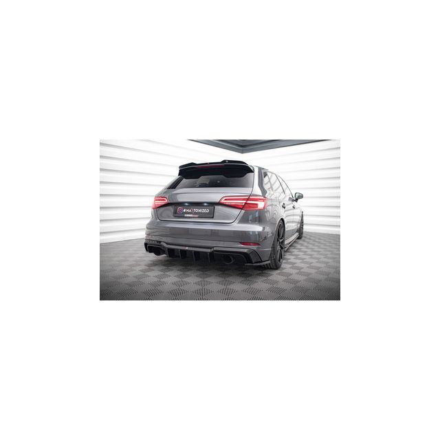 Дифузьор Audi A3 S-Line Sportback 8V Facelift (Единични накрайници от двете страни)