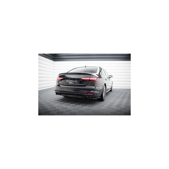 Добавка за задна броня (с вертикални ребра) Audi S4 B9 Facelift